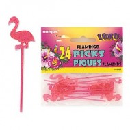Island Party Luau Flamingo Canape/Food Picks